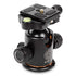 QZSD Q - 03 Tripod Panoramic Ball Head Holder 360 Degree Fluid Rotation