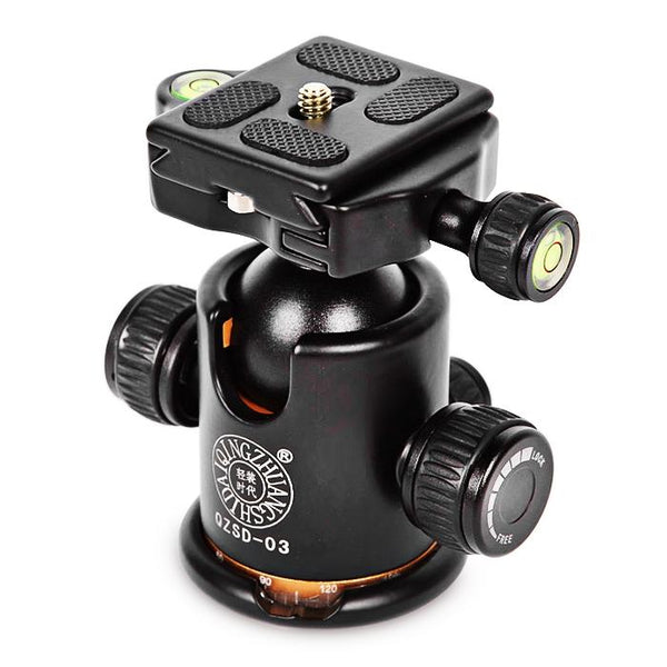 QZSD Q - 03 Tripod Panoramic Ball Head Holder 360 Degree Fluid Rotation