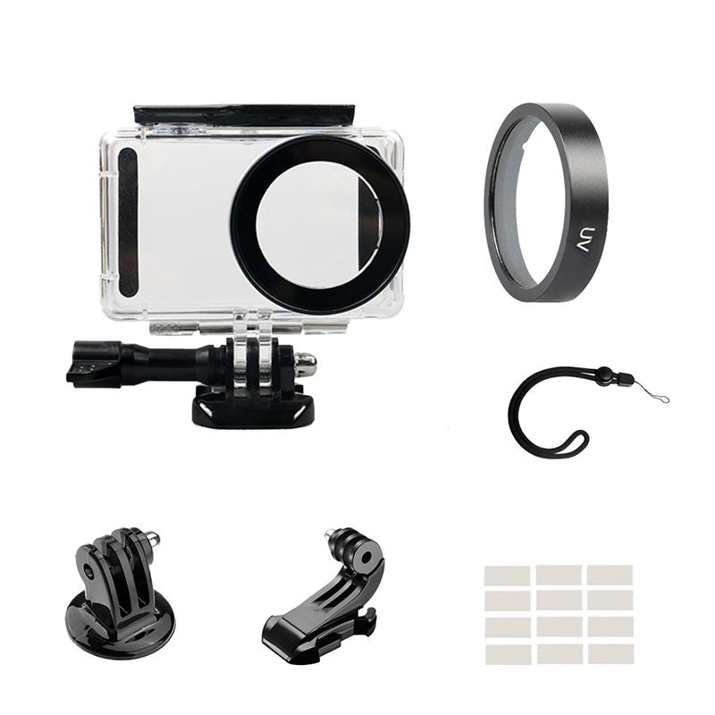Accessories Kit for Xiaomi MiJia Action Camera UV Filter Waterproof Case