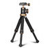 QZSD Q166Z Lightweight Aluminum Alloy Travel Mini Tripod  with Ball Head for DSLR Camera Camcorder
