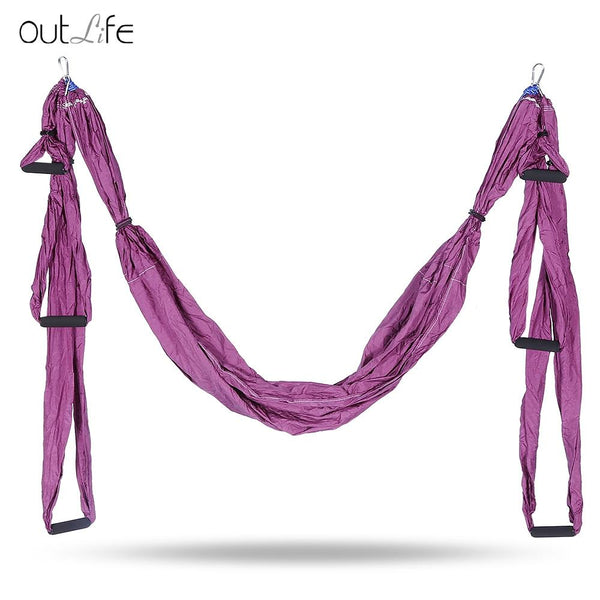 Outlife Parachute Fabric Swing Inversion Therapy Anti-gravity Aerial Yoga Hammock