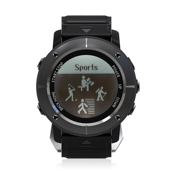 UW80C Male Sports Digital Watch Heart Rate Monitor SOS GPS