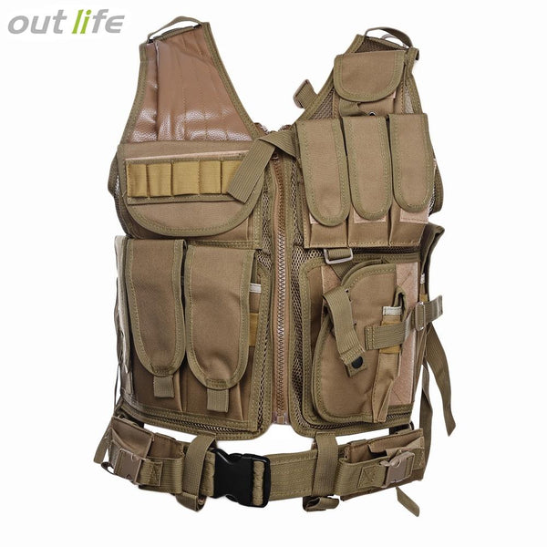Outlife Outdoor Hunting Military Tactical Paintball Molle Vest - CBXMall.com | Best Prices ➤ Fast DELIVERY | ✈ Free Standard Shipping over 100+ Countries Worldwide