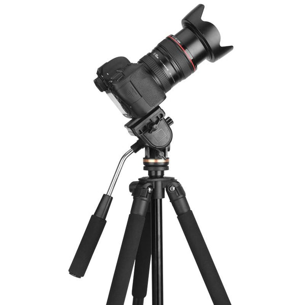 QZSD Q310 Tripod with Fluid Head for DSLR Camera