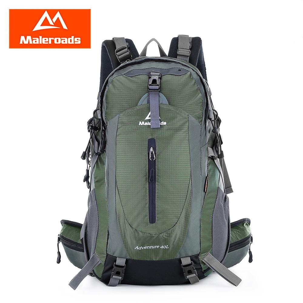 Maleroads 40L Water Resistant Nylon Outdoor Sports Backpack