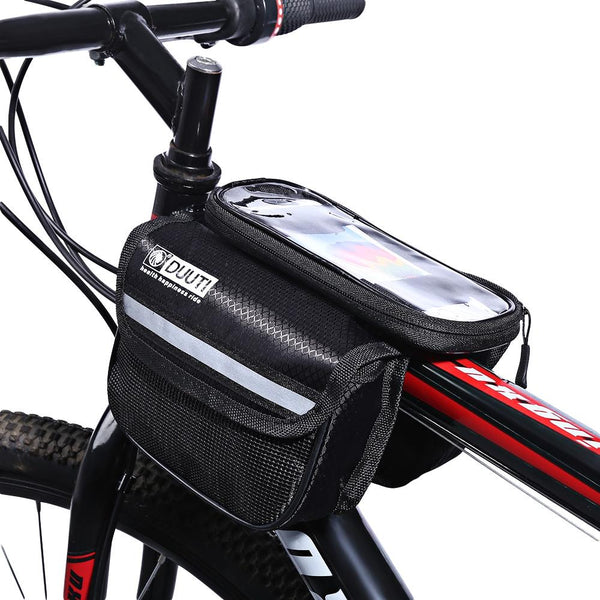 DUUTI Water Resistant Bicycle Phone Screen Front Tube Bag