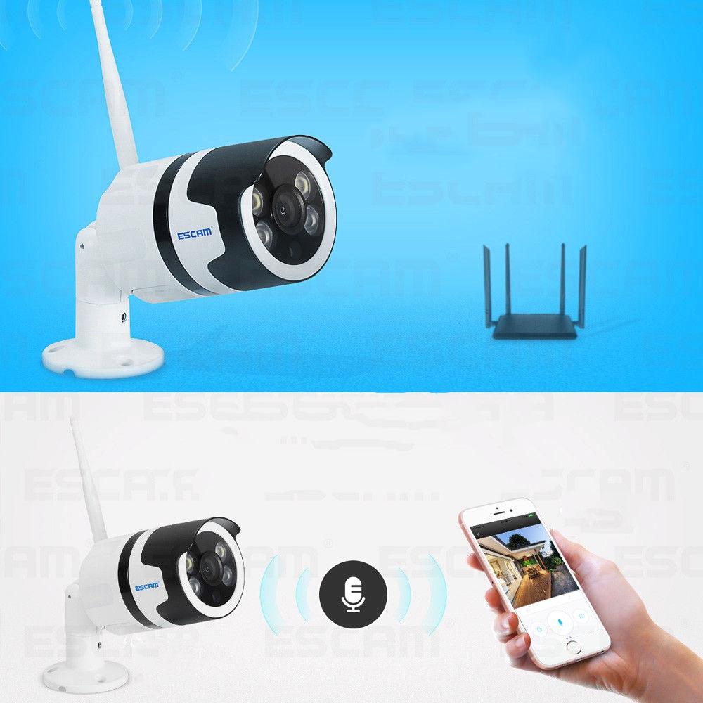 ESCAM QF508 HD1080P WiFi APP Night Vision Two-way Audio IP Camera