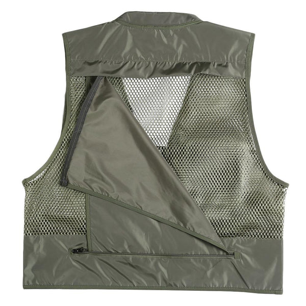 LEO 27913 - GR Outdoor Fishing Hunting Mesh Vest with Multiple Pockets - CBXMall.com | Best Prices ➤ Fast DELIVERY | ✈ Free Standard Shipping over 100+ Countries Worldwide