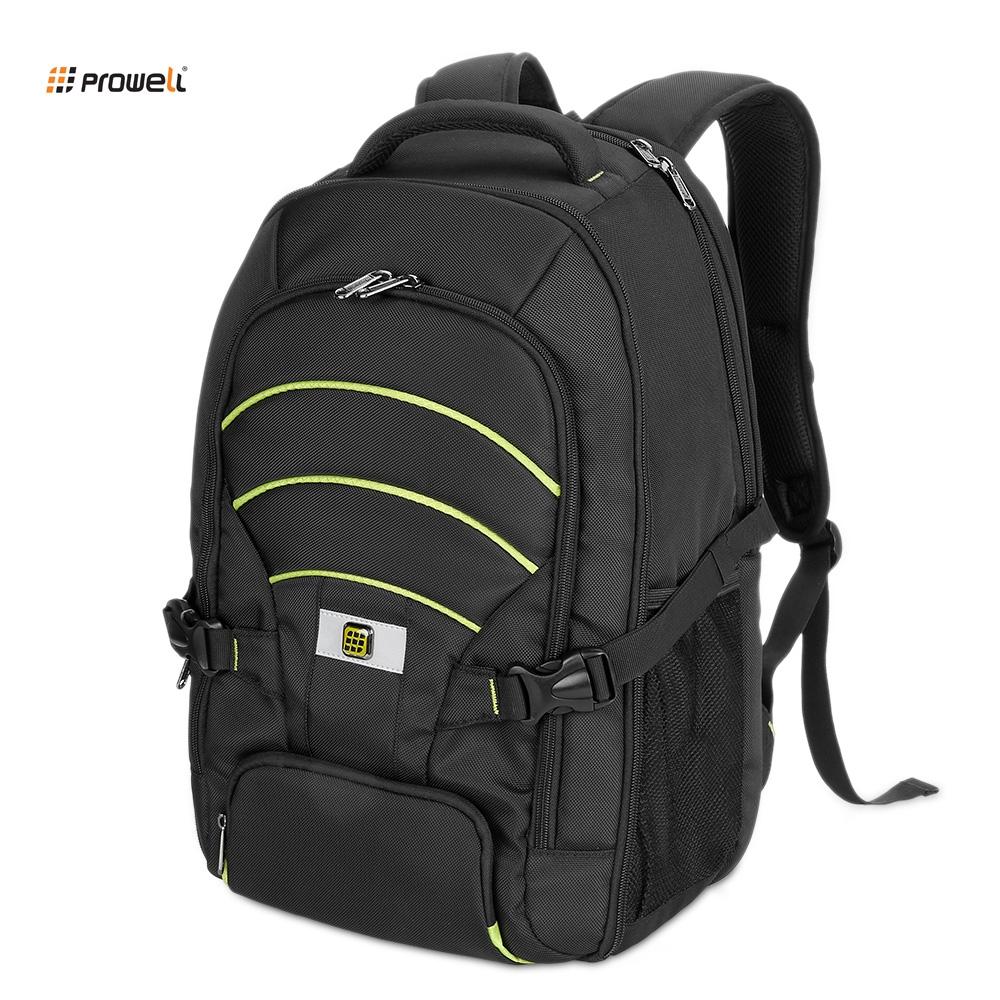 PROWELL DC217888 Water Resistant Camera Backpack Laptop Daypack for DSLR / SLR