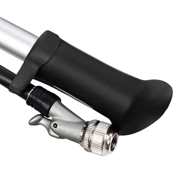 GIYO GS02D Foldable Shock Pump Air Supply with Lever Gauge 300 psi