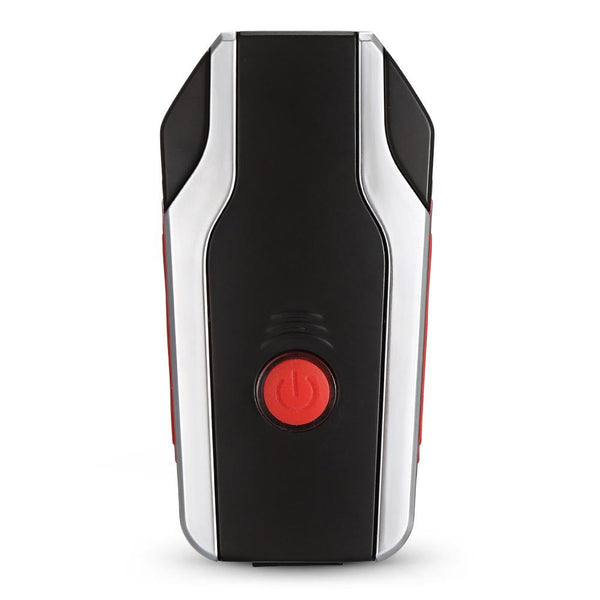 2599 Bicycle Headlight Bike Horn USB Charging Front Light with Anti-theft Alarm