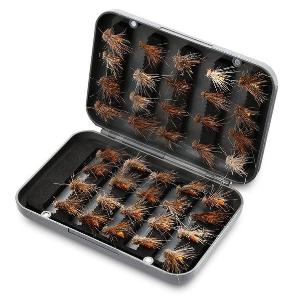 Outlife 27841 - A 40pcs Handmade Fly Fishing Insects Lures with Storage Box