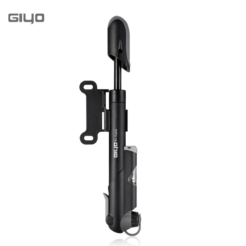 GIYO GP - 41S Mini Bicycle Tire Pump Bike with Gauge 120 psi