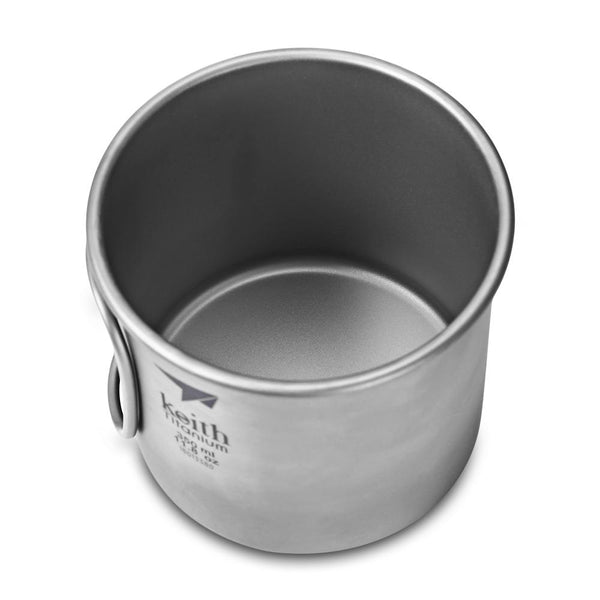 Keith Ti3240 Outdoor Drinkware Foldable Handle Titanium Cup with Cover - CBXMall.com | Best Prices ➤ Fast DELIVERY | ✈ Free Standard Shipping over 100+ Countries Worldwide