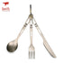 Keith Portable Outdoor Cutlery Set Pure Titanium Knife Fork Spoon - CBXMall.com | Best Prices ➤ Fast DELIVERY | ✈ Free Standard Shipping over 100+ Countries Worldwide