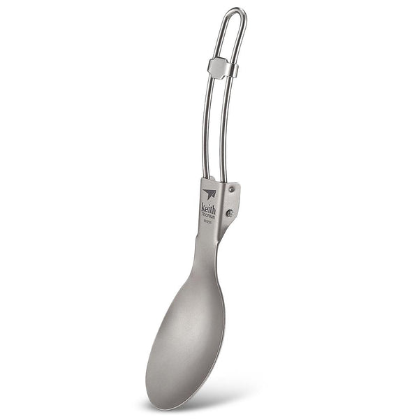 Keith Outdoor Tableware Portable Foldable Titanium Spoon - CBXMall.com | Best Prices ➤ Fast DELIVERY | ✈ Free Standard Shipping over 100+ Countries Worldwide