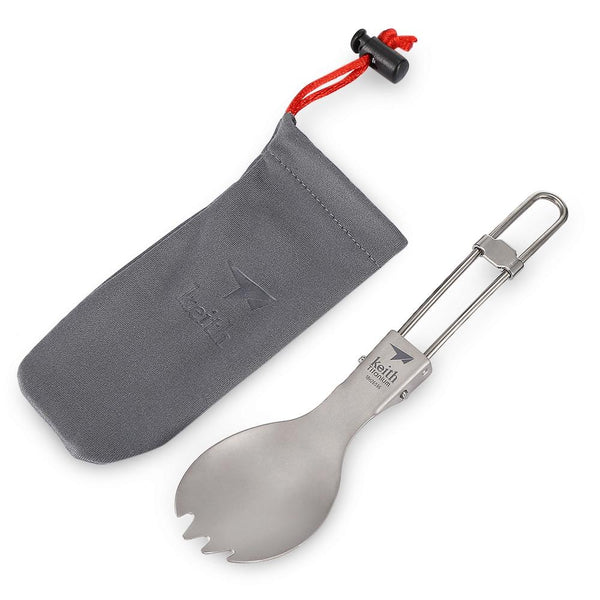 Keith Outdoor Camping Portable Foldable Titanium Fork Spoon - CBXMall.com | Best Prices ➤ Fast DELIVERY | ✈ Free Standard Shipping over 100+ Countries Worldwide