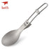 Keith Outdoor Tableware Portable Foldable Titanium Spoon - CBXMall.com | Best Prices ➤ Fast DELIVERY | ✈ Free Standard Shipping over 100+ Countries Worldwide