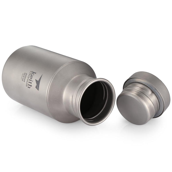 Keith Outdoor Ultra-light 400ML Pure Titanium Water Bottle - CBXMall.com | Best Prices ➤ Fast DELIVERY | ✈ Free Standard Shipping over 100+ Countries Worldwide