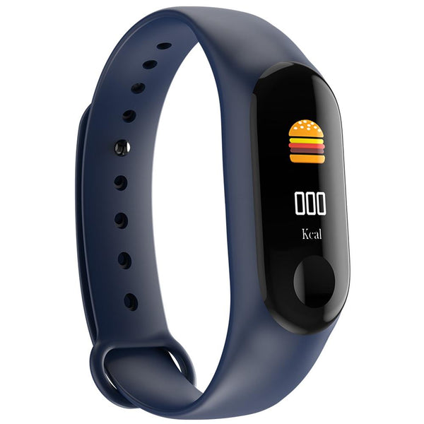 M3PLUS 0.96 inches Smart Bracelet Bluetooth 4.0 Heart Rate Monitoring Blood Pressure Functions