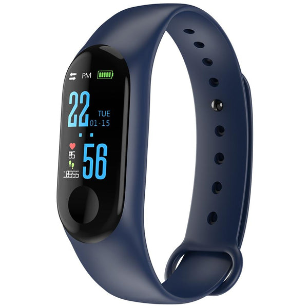 M3PLUS 0.96 inches Smart Bracelet Bluetooth 4.0 Heart Rate Monitoring Blood Pressure Functions