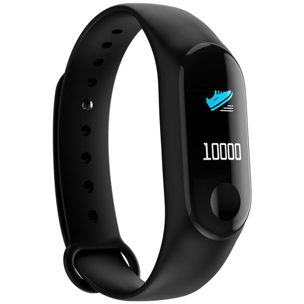 M3PLUS 0.96 inches Smart Bracelet Bluetooth 4.0 Heart Rate Monitoring Blood Pressure Functions