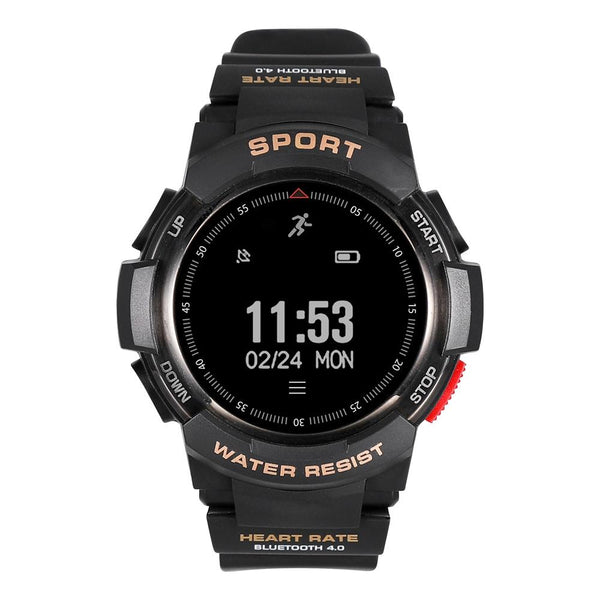 NO.1 F6 Smartwatch NRF51822 Chip IP68 Waterproof Sleep Monitor Remote Camera