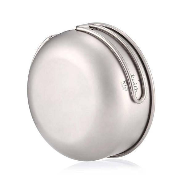 Keith Outdoor Tableware Ultralight 300ml Titanium Bowl Foldable Handle - CBXMall.com | Best Prices ➤ Fast DELIVERY | ✈ Free Standard Shipping over 100+ Countries Worldwide