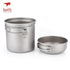Keith Portable Tableware Foldable Handle 1.2L + 400ml Titanium Pot Bowl - CBXMall.com | Best Prices ➤ Fast DELIVERY | ✈ Free Standard Shipping over 100+ Countries Worldwide