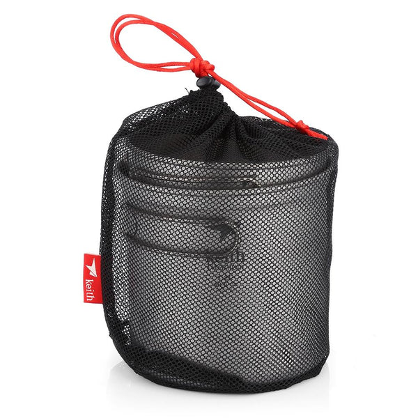 Keith Portable Tableware Foldable Handle 1.2L + 400ml Titanium Pot Bowl - CBXMall.com | Best Prices ➤ Fast DELIVERY | ✈ Free Standard Shipping over 100+ Countries Worldwide