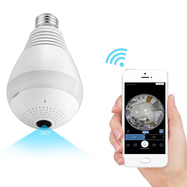 ZEEPIN 2AKWJ - FVRF3602 WiFi Light Bulb Camera HD Webcam with 32GB Memory Card