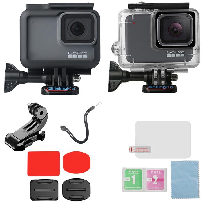 Sheingka Sports Camera Accessories Set for Gopro Hero7 Silver / Hero 7 White