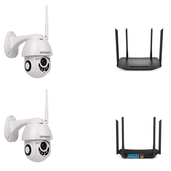 DIDseth DID - N56T - 200 2MP 1080P IP Network Camera Two-way Audio PTZ Control