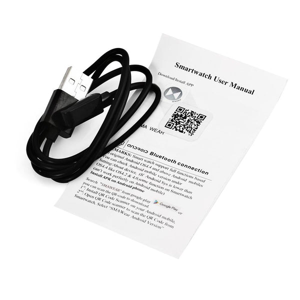 SMA - 09 Heart Rate Monitor Smart Watch with Alarm Voice Record