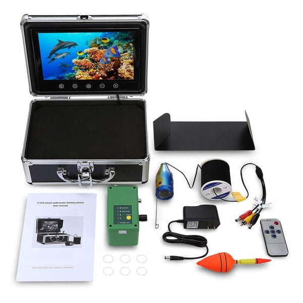 9 inch Monitor 15M 1000TVL Fish Finder Underwater Fishing Camera 30pcs LEDs