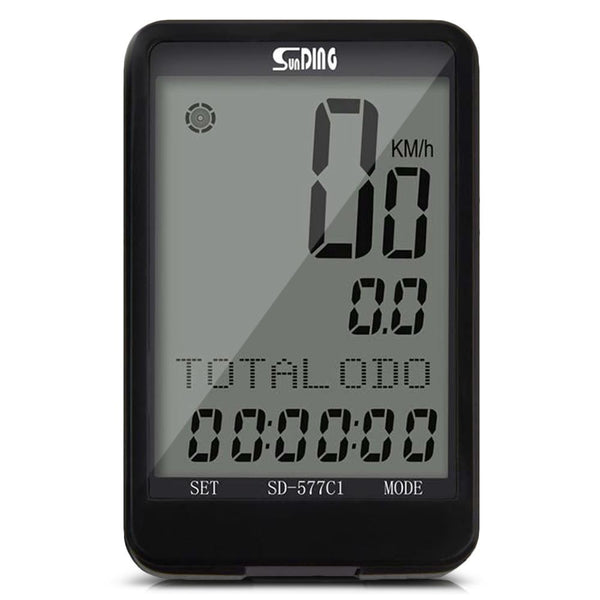SUNDING SD-577C1 Large Screen Bicycle Wireless Code Table Bicycle Accessories