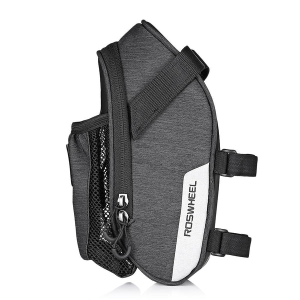ROSWHEEL 131464 Bicycle Saddle Bag with Water Bottle Pocket