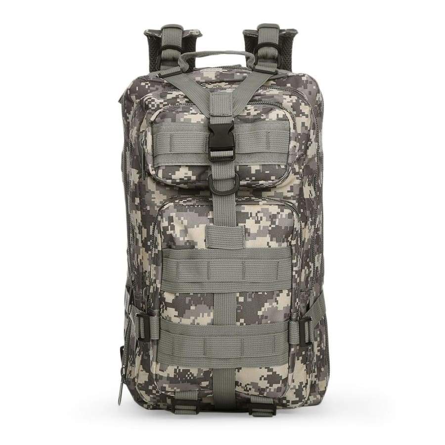3P Military 30L Backpack Sports Bag for Camping Traveling Hiking Trekking - ACU CAMOUFLAGE - Sports Accessories